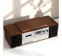 Lecteur CD Portable avec Bluetooth, Lecteur CD De Bureau for La Maison, Deux Haut-parleurs Intégrés, Modes USB/Bluetooth/AUX, Télécommande, Recherche Automatique FM/AM, for La Maison(A)