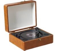 Lecteur CD portable avec Bluetooth, MANAYO Lecteur CD de bureau rétro rechargeable avec haut-parleurs intégrés