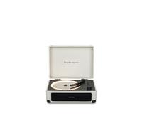 Lecteur CD Portable avec Bluetooth, Radio FM et AUX, Haut-parleur 6 W (2x3 W), Design Mallette, Coleur Créme