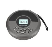 Lecteur CD Portable avec Double Haut-Parleur Stéréo, Lecteur CD USB Bluetooth, Baladeur Personnel, Lecteur de Disque Rechargeable avec écouteurs, écran LCD, Câble AUX,
