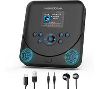 Lecteur CD Portable avec Écran TFT, 2025 Monodeal Lecteur CD Bluetooth pour Voiture, Lecteur CD Rechargeable avec Haut-parleurs