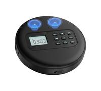 Lecteur CD Portable avec Haut-Parleurs et Écouteurs, Lecteur CD Rechargeable USB MP3 Discman pour Voiture avec Câble Audio