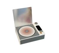 Lecteur CD Portable avec Haut-Parleurs Sans Fil, Radio FM, Lecteur D'Albums Musicaux et Écran Intégré A