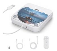 Lecteur CD Portable avec Port USB/AUX, Lecteur CD Externe Compatible avec Autoradio, Ordinateur Portable, Téléviseur, Ordinateur, Universel pour Véhicules, Prend en Charge CD/CD-MP3