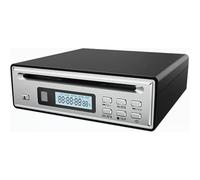 Lecteur CD Portable Bluetooth, Extraction De CD vers USB À Domicile, Lecteur De Disques Hi-FI Externe, avec Télécommande, Sorties Optique Et Auxiliaire, Son sans Perte, Noir Silver