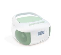 Lecteur CD portable Bluetooth METRONIC - Radio FM, MP3, USB, MicroSD, AUX-in, Prise casque - Secteur ou piles - Vert
