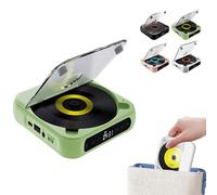 Lecteur CD portable Bluetooth, son Hi-Fi, lecture sans fil et filaire, batterie 2000 mAh 5.3 Bluetooth de type C, mini lecteur rechargeable pour la maison, le bureau, les voyages