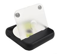 Lecteur CD portable BT - Mini lecteur CD audio ultra fin avec coque anti-poussière - 6 modes (blanc)