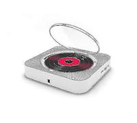 Lecteur CD portable, enceinte Bluetooth stéréo, écran LED, support mural, télécommande infrarouge, radio FM