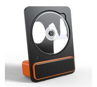Lecteur CD Portable for La Maison, avec Haut-Parleur HiFi Intégré, Bluetooth 5.3, Télécommande, Entrée Auxiliaire 3,5 Mm Et Une Portée De 10 Mètres. Idéal for La Maison, Le Bureau(Orange)