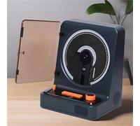 Lecteur CD Portable for La Maison Ou De Bureau, avec Télécommande, Éclairage D'ambiance, Haut-Parleur Intégré, Compatible USB/FM/Bluetooth 5.3 Bidirectionnel/AUX, Idéal for Le Bureau(Black)