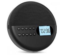 Lecteur CD portable, lecteur CD Bluetooth avec haut-parleurs, lecteur CD rechargeable, écran LCD ASP.