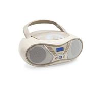 Lecteur CD Soft Grey avec radio FM et port USB