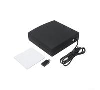 Lecteur CD portable pour voiture avec port USB compact | Installation -and-Play, aucun pilote nécessaire, compatible avec les lecteurs DVD, design ABS noir