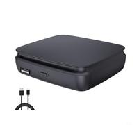 Lecteur CD portable pour voiture avec USB et lecteur CD/DVD, design compact pour les voyages et les déplacements, noir
