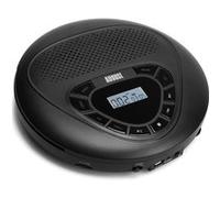Lecteur CD Portable Rechargeable Noir avec Haut Parleur Intégré - August SE10 - Batterie intégrée, Enfant & Adulte, Lecteur Audio MP3, Disque & Micro SD, Egaliseur, Prise Jack, Voiture & Maison, Fin -