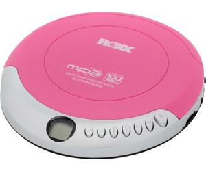 Lecteur CD portable Roxx PCD 501 pink CD, CD-R, CD-RW, MP3 rose, argent