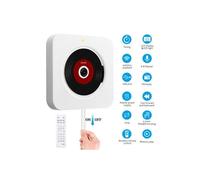 Lecteur CD Portable, SAWAKE Lecteur CD Montage Bluetooth Mural, Haut-Parleur HiFi Intégré, CD Player avec Port Audio DE 3,5 mm, Clé USB/Prise de