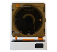 Lecteur CD Portable, Style Vintage, avec Son HiFi et Haut-Parleur intégré, qualité sonore HiFi, éclairage LED RVB, Compatible CD/FM/USB/Lecture en Boucle, pour la Maison, la Voiture, Le Bureau