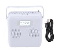 Lecteur CD Portable USB, Lecteur CD Bluetooth 0,8 W Compact avec Haut-parleurs Fonctions CD MP3 FM pour la Maison, la Voiture, l'extérieur, Une expérience Musicale personnalisée