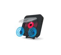 Lecteur CD Portable VORMOR avec Cache-poussière Haut-Parleur Bluetooth Audio Radio FM - Noir