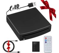 Lecteur Cd Pour Voiture Avec Carplay Sans Fil Intégré Et Adaptateur Android Auto Cd/Dvd Externe Pour Interface Stéréo Connexion Usb, Voiture/Télévision/Ordinateur Portable Universel