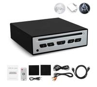 Lecteur CD pour voiture - Lecteur CD externe universel avec USB, AUX, HDMI et port USB-C, Plug & Play, compatible avec autoradio, ordinateur portable, TV, ordinateur et chaînes Hi-Fi