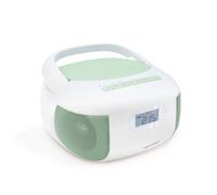 Lecteur Cd Radio Céleste Bluetooth, Mp3 Avec Port Usb, Lecteur Carte Micro Sd Vert TU