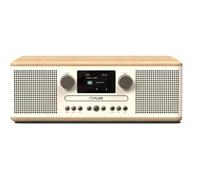 Lecteur CD stereo Bluetooth Radio Classic C-D6 blanc coton