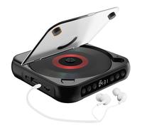 Lecteur CD rechargeable Bluetooth avec écran LED, port USB et fonction de maintien - Walkman MP3CD 2000 mAh pour enfants et éducation prénatale