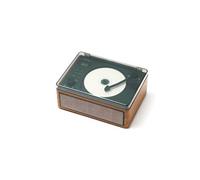 Lecteur CD rétro Bluetooth Halterrego Bois foncé Bois foncé