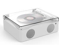 Lecteur CD rétro, lecteur de musique multifonctionnel, haut-parleurs domestiques rechargeables avec télécommande, contrôle du volume, entrée ligne, lecture de disques U