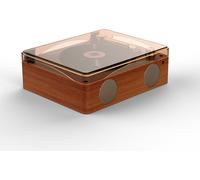 Lecteur CD rétro, lecteur de musique multifonctionnel, haut-parleurs domestiques rechargeables avec télécommande, contrôle du volume, entrée ligne, lecture de disques U
