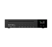 Lecteur CD SMSL PL150 Puissant décodeur CS43198, CD Standard et Mini, avec Sortie RCA/3,5 mm et 4,4 mm pour Casque/Optique/coaxiale, amplificateur pour Lecteur CD avec télécommande (Noir)