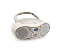 Lecteur CD Soft Grey avec radio FM et port USB