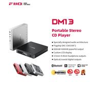 Lecteur CD stéréo portable multifonctionnel FiiO DM13 avec batterie longue durée, prend en charge la déchirure USB, optique/coaxial/3,5 mm/4,4 mm Bluetooth Silver