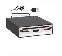 Lecteur CD USB externe portable pour voiture, se branche avec un câble, sans ordinateur portable, TV ni Mac.