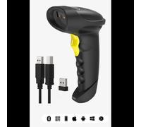 Lecteur Code Barre Portable Petzl BCST-50_BLACK 1D/2D Bluetooth, Batterie 2000mAh, ABS/PC/PVC, Compatible POS, iOS, Android, Windows, macOS, Linux