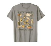 Lecteur d’Histoire de Berger Allemand Amateur de Livres T-Shirt