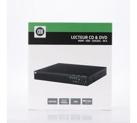 Lecteur D2 CD & DVD HDMI - Connecteurs : HDMI/COAXIAL/USB/RCA, USB 2.0 - télécommande Incluse - Compatible Multi-formats Audio et vidéo - Noir