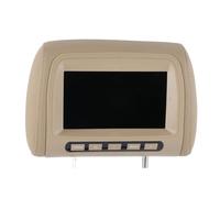 Lecteur D'Appui-tête, 2 Pièces Universel 7 en HD Appui-tête de Voiture Lecteur Vidéo LCD Contrôle sans Fil écran MP5 Marron
