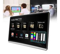 Lecteur D'appui-tête, Moniteur D'appui-tête de Voiture, Lecteur VidéO 8K Pour Android 11, 3 Go + 32 Go, éCran Tactile Ips, Prise En Charge Wifi/Bluetooth/Usb/Sd/EntréE Hdmi/Sortie Hdmi/Fm,14in