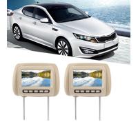Lecteur d'appui-tête - VVIKIZY - 7 pouces HD - 800 x 480 - USB/SD/TV - Télécommande filaire