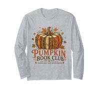 Lecteur d'automne Pumpkin Book Club Vintage Read Vintage Manche Longue