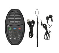 Lecteur De Bible à Charge Solaire, Capacité 4g, Lecteur De Bible éLectronique Portable Avec LumièRe Led Pour Auditeur De La Bible, Espagnol Noir