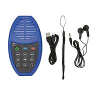 Lecteur De Bible Charge Solaire Capacité 4g Lecteur De Bible éLectronique Portable Avec LumièRe Led Pour Auditeur De La Bible Russe Avec Swahili Avec Bleu Kurde