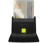Lecteur de carte à puce - AISENS - DNI - Noir - USB - Garantie 3 ans
