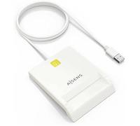Lecteur de carte à puce - AISENS - DNIE - Blanc - Garantie 3 ans - Interface USB