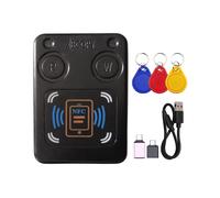 Lecteur de Carte à Puce NFC RFID + 3XCUID Keychain IC 13,56 MHz ID 125 KHz 250 KHz 375 KHz Duplicateur de Clone de Jeton RFID