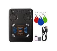 Lecteur de Carte à Puce NFC RFID + Porte-Clés 3XUID IC 13,56 MHz ID 125 KHz 250 KHz 375 KHz Duplicateur de Clone de Jeton RFID